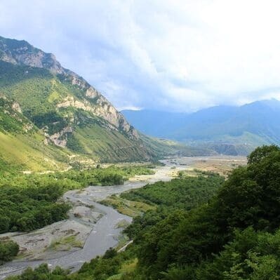 Начало реки терек фото